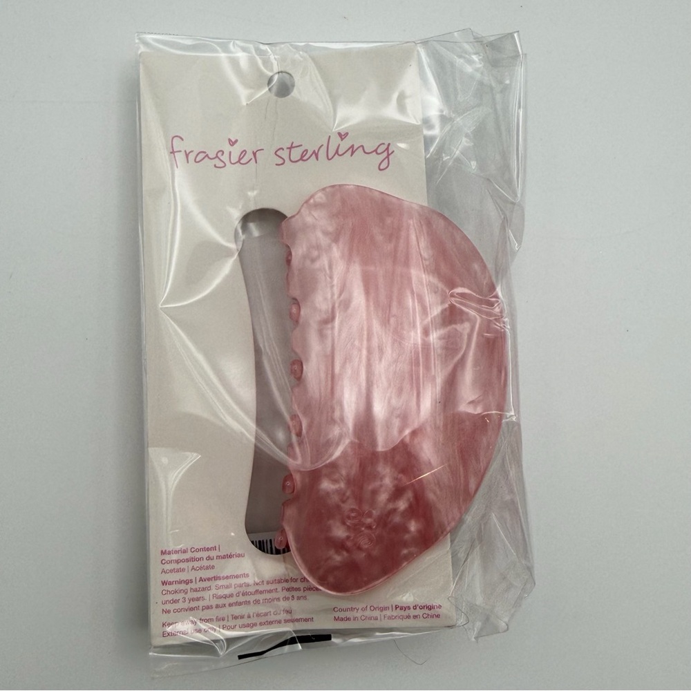New Frasier Sterling Pink Acetate Hair‎ Claw Clip Large Statement Accessory
